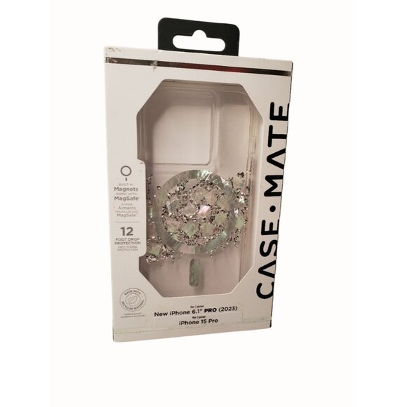 Case-Mate iPhone 15 Pro 6.1 Case Touch of Pearl Compatible with MagSafe NIB - Picture 8 of 9